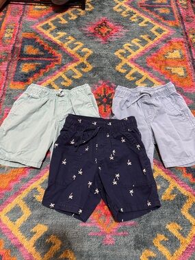 Cat & Jack Boys Pull-On Shorts - Navy, Light Blue & Mint Green